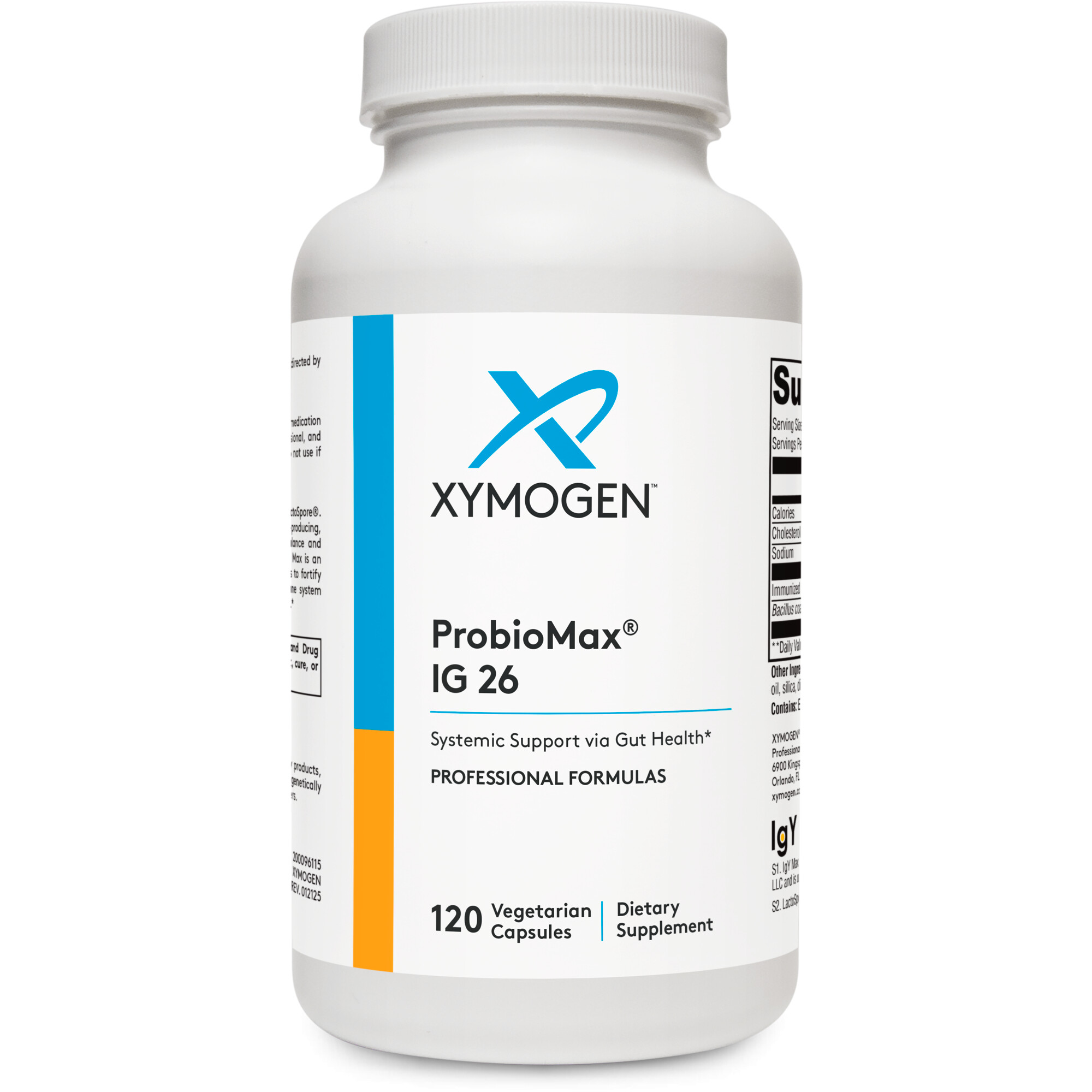 シュミアキン『パリの胃袋シリーズ』③ ProbioMax IG 26 120 C - Digestive Supplement | XYMOGEN